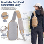 Borsa sportiva a tracolla, leggera, portatile, in nylon impermeabile, ideale per attività all'aperto, borsa a tracolla casual.