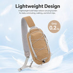 Borsa sportiva a tracolla, leggera, portatile, in nylon impermeabile, ideale per attività all'aperto, borsa a tracolla casual.