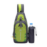 JUNLETU 1028 Borsa a tracolla da viaggio impermeabile in nylon per borraccia da esterno.