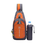 JUNLETU 1028 Borsa a tracolla da viaggio impermeabile in nylon per borraccia da esterno.