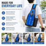 JUNLETU 1028 Borsa a tracolla da viaggio impermeabile in nylon per borraccia da esterno.