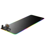 3 In 1 Magnetic Wireless Charging Station RGB Mouse Pad 15W Fast Wireless Charger Desk Mat For Phone, Watch, AirPods