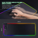 3 In 1 Magnetic Wireless Charging Station RGB Mouse Pad 15W Fast Wireless Charger Desk Mat For Phone, Watch, AirPods