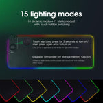 3 In 1 Magnetic Wireless Charging Station RGB Mouse Pad 15W Fast Wireless Charger Desk Mat For Phone, Watch, AirPods