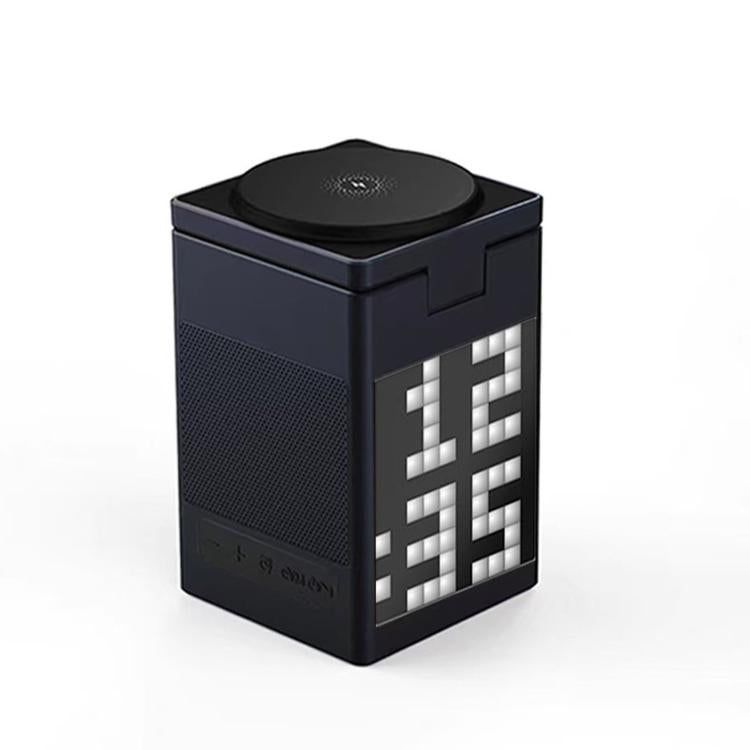 Stazione di ricarica wireless magnetica 6 in 1 con altoparlante Bluetooth Pixel Art, caricabatterie rapido magnetico per telefono, Apple Watch, auricolari.