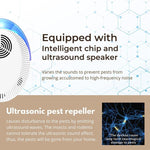 Repellente intelligente a ultrasuoni per zanzare e topi, repellente per scarafaggi per soggiorno, camera da letto e cucina., US Plug, UK Plug, EU Plug