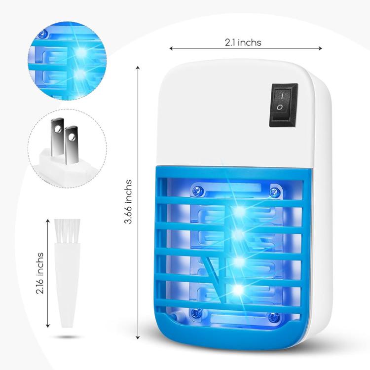 Lampada antizanzare a scossa elettrica ad alta potenza, luce repellente per zanzare a LED a bassa rumorosità, da parete., US Plug