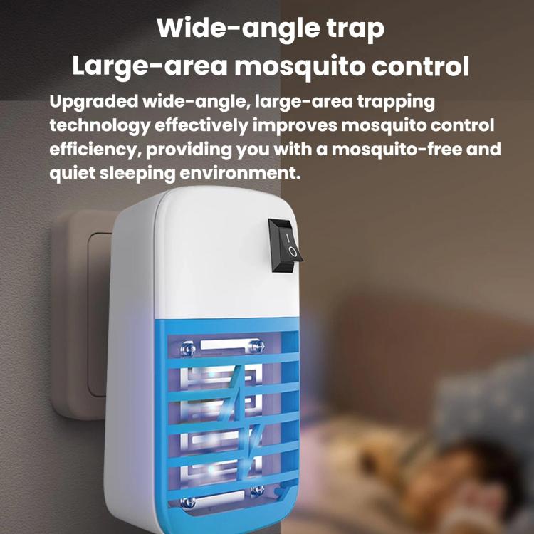 Lampada antizanzare a scossa elettrica ad alta potenza, luce repellente per zanzare a LED a bassa rumorosità, da parete., US Plug