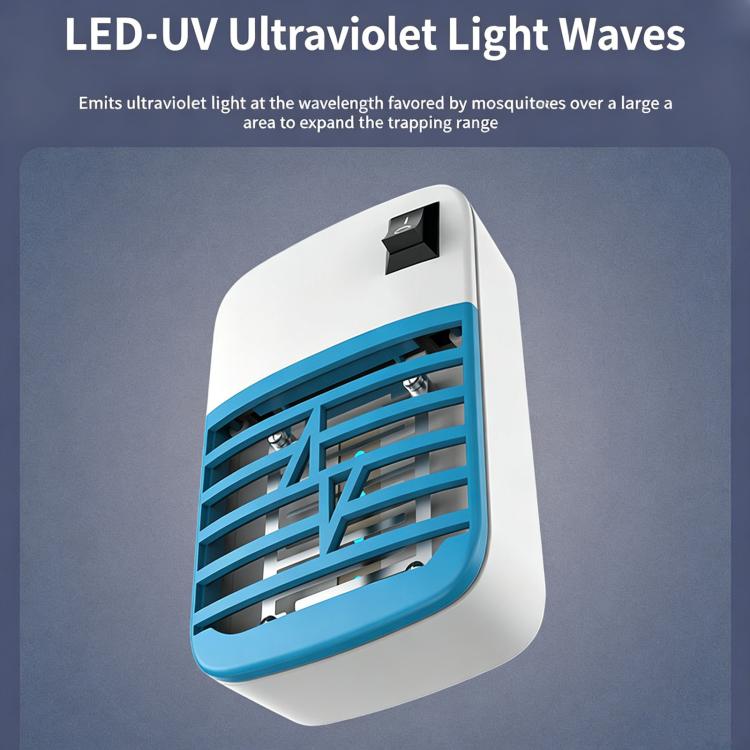 Lampada antizanzare a scossa elettrica ad alta potenza, luce repellente per zanzare a LED a bassa rumorosità, da parete., US Plug
