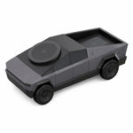 Stazione di ricarica wireless magnetica 3 in 1 a forma di Cybertruck, dock di ricarica rapida e supporto girevole per telefono, Apple Watch e AirPods.