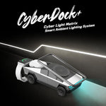 Stazione di ricarica wireless magnetica 3 in 1 a forma di Cybertruck, dock di ricarica rapida e supporto girevole per telefono, Apple Watch e AirPods.