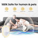 Lampada repellente per zanzare intelligente a ultrasuoni, repellente silenzioso per topi, insetti e scarafaggi., US Plug