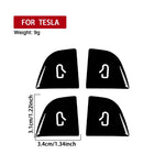 Adesivi per interruttori delle portiere per Tesla Model 3 Highland (4 pezzi/set), For Tesla Model 3 Highland