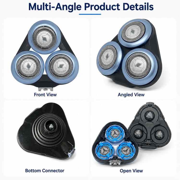 Testina di ricambio per rasoio Philips Norelco Serie 6000, compatibile con S6011, S6015, S6500, S6550, S6580, S6670, S6688, S6840