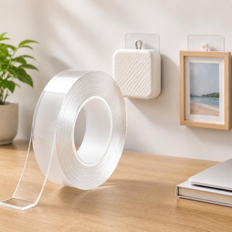 Nastro biadesivo nano lavabile trasparente 3.3ft