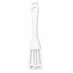 Spazzola 2 in 1 per la pulizia della griglia del barbecue, pulitore per griglie metalliche con raschietto posteriore, spazzola manuale per fessure del piano cottura., 1pc BBQ Cleaning Brush