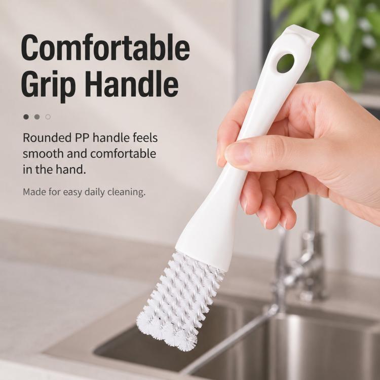 Spazzola 2 in 1 per la pulizia della griglia del barbecue, pulitore per griglie metalliche con raschietto posteriore, spazzola manuale per fessure del piano cottura., 1pc BBQ Cleaning Brush