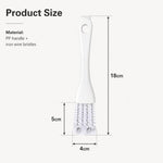 Spazzola 2 in 1 per la pulizia della griglia del barbecue, pulitore per griglie metalliche con raschietto posteriore, spazzola manuale per fessure del piano cottura., 1pc BBQ Cleaning Brush