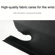 Stitched Edge Integrated Desk Mat & Mouse Pad, Mechanical Keyboard Wrist Rest Desk Pad, Small