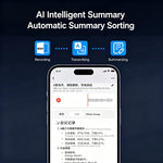 FW920E Registratore vocale intelligente magnetico portatile con intelligenza artificiale, registratore audio a forma di scheda per traduzione e trascrizione., 64GB