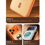 Custodia per iPhone 17 Pro Max con schermo rotondo HD a colori da 1,85 pollici, custodia per smartphone con proiezione dello schermo fai-da-te