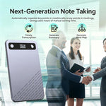 Registratore vocale B86 con trascrizione AI e Bluetooth