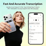 Registratore vocale B86 con trascrizione AI e Bluetooth