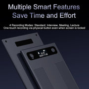 T8 Smart AI Voice Recorder For Office Meetings, Magnetic Portable Audio Recorder, 16GB, 32GB, 64GB