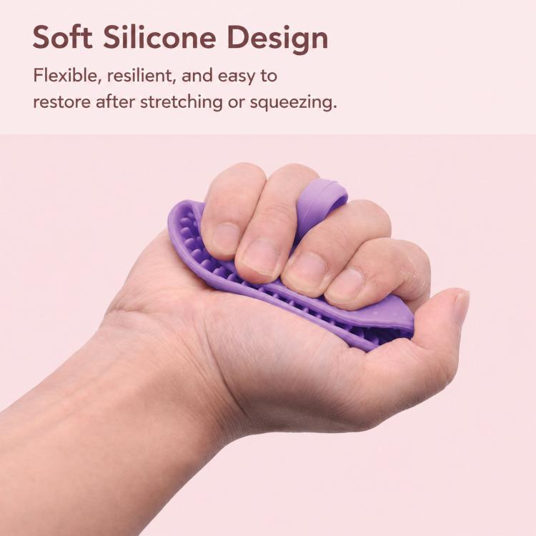Ciotola portatile in silicone per la pulizia dei pennelli da trucco, 2 in 1, da viaggio, con anello per appenderla.