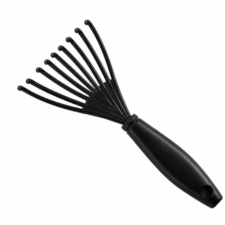 Strumento per la pulizia delle spazzole per capelli, mini rastrello per la pulizia delle spazzole, pettine a uncino per rimuovere capelli, polvere e lanugine dalle spazzole a rullo e dai cuscinetti degli airbag.