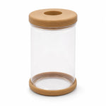 Vaso idroponico in plastica PET trasparente autoirrigante con tappo in silicone morbido e base antiscivolo, vaso da scrivania infrangibile e mini acquario per Pothos, edera ed erbe aromatiche.
