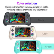 SJGAM M31 HD Console di gioco portatile retrò con joystick RGB da 5,1 pollici e grafica 3D arcade., 64GB, 128GB, 256GB