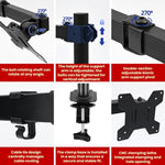 Computer Monitor Single-Arm Rotating Lifting Stand, ZX-MT011N