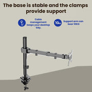 Computer Monitor Single-Arm Rotating Lifting Stand, ZX-MT011N