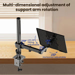 10-32 Inch Computer Monitor Desktop Tray Clip Adjustable Cantilever Stand, ZX-MT012N