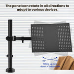 10-32 Inch Computer Monitor Desktop Tray Clip Adjustable Cantilever Stand, ZX-MT012N