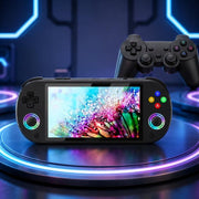 SJGAM M22 PRO Console di gioco portatile retrò open source da 5 pollici HD IPS con controller, 64GB Gray, 128GB Gray, 256GB Gray, 64GB Black, 128GB Black, 256GB Black