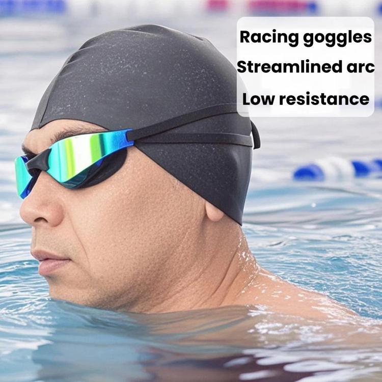 Occhialini da nuoto antiappannamento HD JAZERO per adulti, ideali per allenamento all'aperto, per uomo e donna.