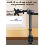Desk Clamp Style Multi-Angle Rotating Laptop Screen Stand With Height Adjustment, ZX-MT022