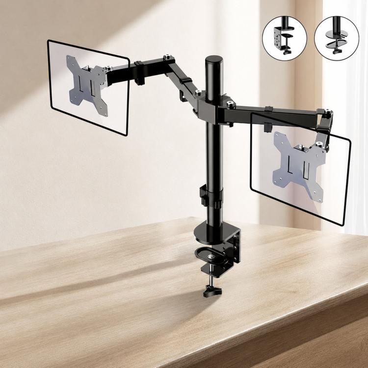 Desk Clamp Style Multi-Angle Rotating Laptop Screen Stand With Height Adjustment, ZX-MT022