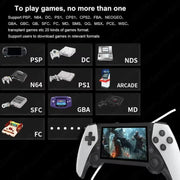 Console portatile per videogiochi SJGAM M25 con schermo HD., 64GB, 128GB, 256GB, 64GB+2pcs Game Controller, 128GB+2pcs Game Controller, 256GB+2pcs Game Controller