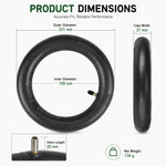 Camera d'aria Ulip da 10 pollici, spessa, resistente all'usura e alle forature, con punta dritta, per Segway Ninebot Max G30