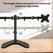 Dual-Screen LCD Monitor Telescopic Rotating Dual-Arm Stand, ZX-MT022N
