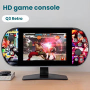Console portatile retrò Q3 HD con schermo grande e joystick., Blue 32G, Blue 64G, Red 32G, Red  64G
