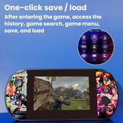 Console portatile retrò Q3 HD con schermo grande e joystick., Blue 32G, Blue 64G, Red 32G, Red  64G
