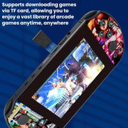 Console portatile retrò Q3 HD con schermo grande e joystick., Blue 32G, Blue 64G, Red 32G, Red  64G