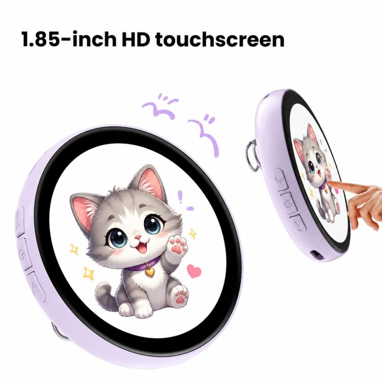 Display dinamico per badge anime con touchscreen HD da 1,85 pollici, app Bluetooth.