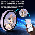 Display dinamico per badge anime con touchscreen HD da 1,85 pollici, app Bluetooth.