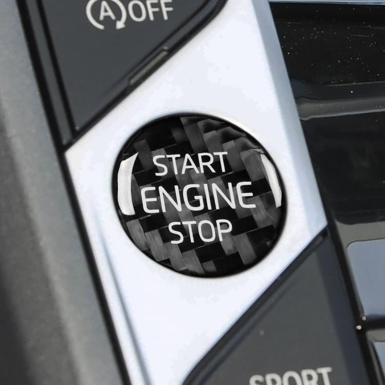 Adesivo pulsante avviamento motore BMW telaio G nero rosso