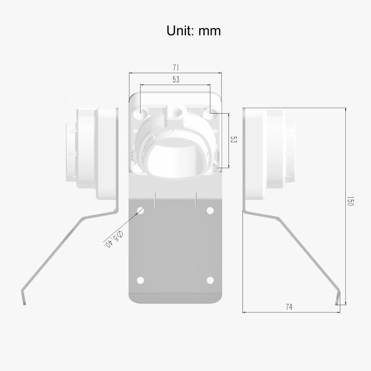 Supporto per cavo stazione ricarica Tesla NACS modello C